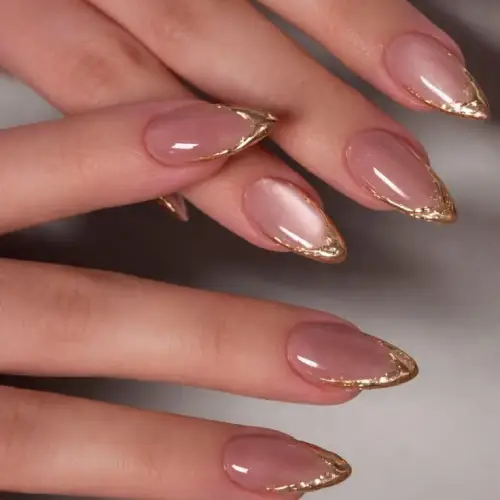 Cat Eye Extension with French Art